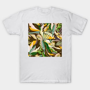 Tropical Birds and Green Plants in the Jungle T-Shirt